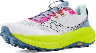 Saucony Xodus Ultra 4 Womens Running Shoes White/Citron : 10.5 B - Medium, Synthetic