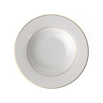 Villeroy & Boch Anmut Gold Rim Soup in White at Nordstrom