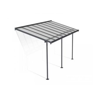 Palram Patio Cover Sierra 2.3X4.6 Clear - L447.5 x W224 x H300 - Grey