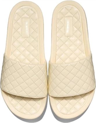 Athletic Propulsion Labs Womens Lusso Slide Sandal In Vanilla