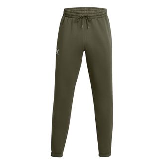 Under Armour Icon Fleece-joggingbroek met taps toelopende pijpen voor heren (Marine OD groen)