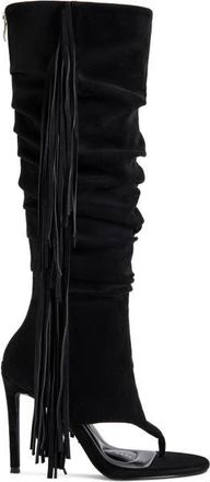 Azalea Wang Johanna Stiletto Sandal in Black at Nordstrom, Size 8.5