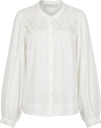 Emma & Gaia Shirts - Dames - Overhemden - Wit - XL - Overhemden