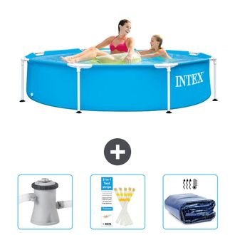 Intex Piscina Con Estructura Redonda - 244x51 Cm - 6-piezas Scb74
