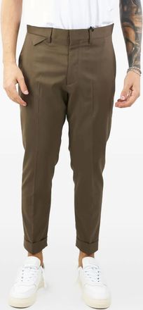 low brand Pantaloni con risvolto Cooper - Marrone