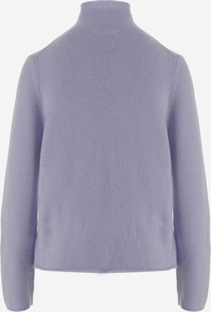 Allude Womens Cashmere Sweater Lilac