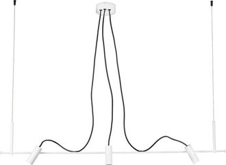 Faro Barcelona Clap L&aacute;mpara Colgante Lineal Blanco 3x6w 3000k 38&ordm;