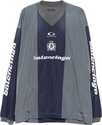 Balenciaga Striped Logo Jacket