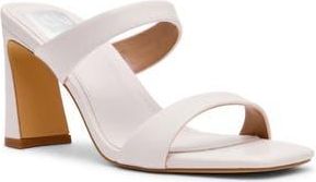 Dolce Vita Veniss Block Heel Slide Sandal in Ivory at Nordstrom Rack, Size 6.5