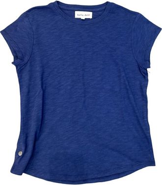 Bella Dahl Womens Baby Crew Tee In Midnight Surf