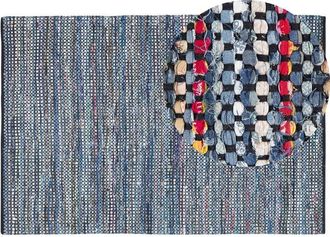 Beliani Beliani - Alfombra Multicolor De Algod&oacute;n 160 X 230 Cm Rectangular Tejida A Mano Alanya