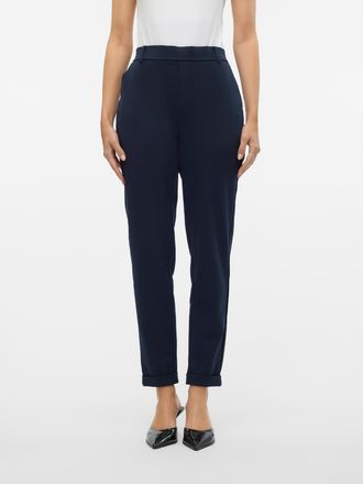 Vero Moda Anzughose VERO MODA VMMAYA, Damen, Gr. XL, L&auml;nge 32, blau (night sky), Web, Obermaterial: 62% Polyester, 33% Viskose, 5% Elasthan, unifarben, gerade, 