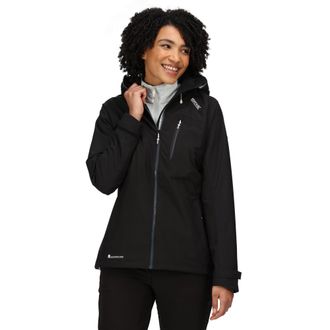 Regatta Womens/Ladies Britedale Waterproof Jacket (Black) - Size 20 UK