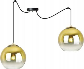 OEM L&aacute;mpara Colgante, L&aacute;mpara De Techo, Pantalla Dorada, 20 Cm