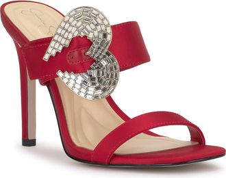 Jessica Simpson Orrieta Slide Sandal in Red Muse at Nordstrom, Size 6.5