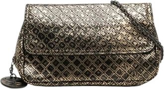 Bottega Veneta Pre-owned Shoulder Bags, female, Multicolor, Size: ONE SIZE Pre-owned Leather Crossbody Bag