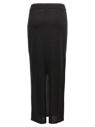 Missoni Viscose Blend Lam&eacute; Skirt - Black