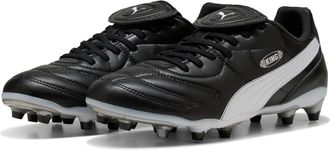 Puma Fussballschuh PUMA KING LIGA FG/AG, Damen, Gr. 42,5, schwarz-weiss (puma schwarz, puma wei&szlig;, puma silber), Synthetik, Schuhe Fussballschuh, f&uuml;r Rasenp