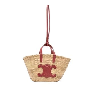 Celine Pre-owned Tote Bags, female, Beige, Size: ONE SIZE Pre-owned Raffia Tote Bag