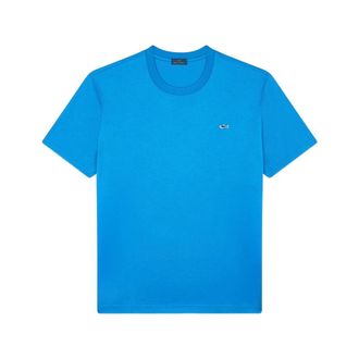 Paul & Shark Logo Detail T-shirt - male - Paul & Shark - T-Shirts - Blue - 3XL - Tops