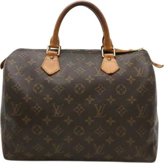 Louis Vuitton Pre-owned Handbags, female, Brown, Size: ONE SIZE Pre-owned Monogram Canvas Handbag