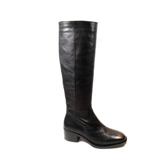 PIEDI NUD 1 Yuna 04.07 Hoge Laarzen - Dames - Schoenen - Zwart - Maat: 42 EU Leer