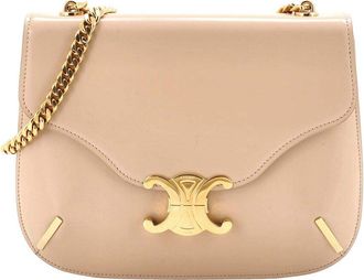Celine Celine Besace Triomphe Shoulder Bag Smooth Small (Authentic Pre-Loved)
