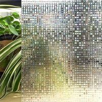 OEM L&aacute;mina Para Ventanas Con Dise&ntilde;o De Mosaico 3d, Autoadhesiva Y No Adhesiva, De Color Variable, Para Ventanas Y Puertas De Vidrio De Ba&ntilde;o (60x200cm)