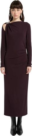 Marella Mllpatto Maxi Jurk - Dames - Avondkleed - Rood - L - Leer - Kleedjes