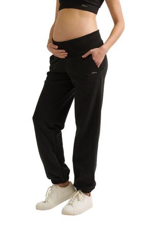 Cache Coeur Woma Maternity Joggers in Black at Nordstrom, Size Xx-Large