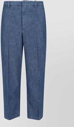 Jil Sander tailored trousers belt loops back and side pockets