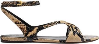 Khaite Sandalo basso con cinturino alla caviglia Liria - - Shoes - Donna - Beige - 39 EU