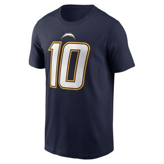 Nike Justin Herbert Los Angeles Chargers Nike Mens NFL T-Shirt in Blue | N19941S97F-VZ1