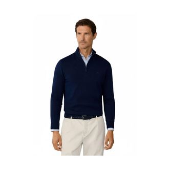 Hackett Heren, Truien, Blauw, Maat: XL Katoen