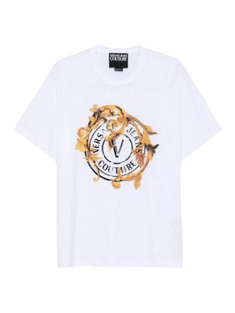 Versace Jeans Couture White Logo T-shirt