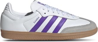 adidas Womens Originals Samba OG - Shoes Ftwr White/Purple Rush Size 05.0