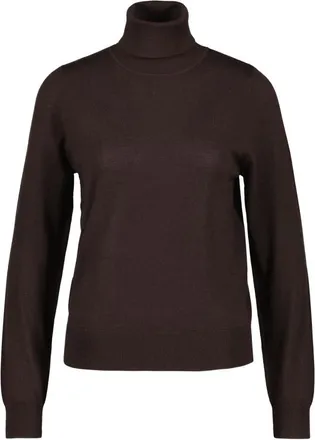 Mercer Amsterdam Truien & Vesten, Dames, Bruin, XL, Polyester, Turtleneck