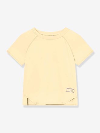 MINI A TURE Kinder Funktionsshirt MATBJERGI mit K&uuml;hleffekt MINI A TURE pastellgelb