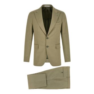 Tagliatore Vesuvio Suit - male - Tagliatore - Single Breasted Suits - Green - 4XL - Suits