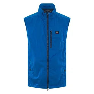Paul & Shark Paul & Shark, Vests, male, Blue, Size: XL Sleeveless Vest