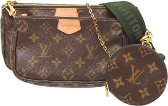 Louis Vuitton Brown Monogram Pouch (Pre-Owned)