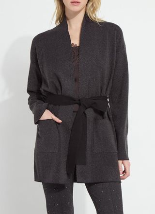 Lyss&eacute; Laila Double Faced Belted Cardigan