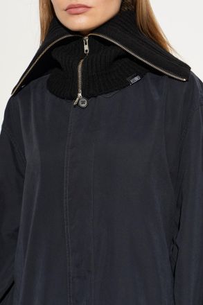Maison Margiela Turtleneck With A Zip Fastening, Unisex, Black