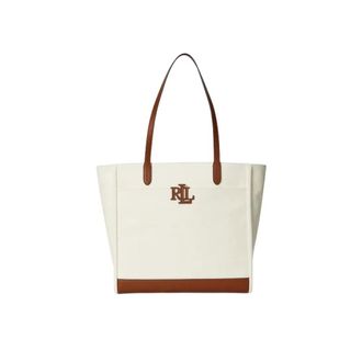 Ralph Lauren Tote Bags, female, Beige, Size: ONE SIZE Cameryn Large Tote
