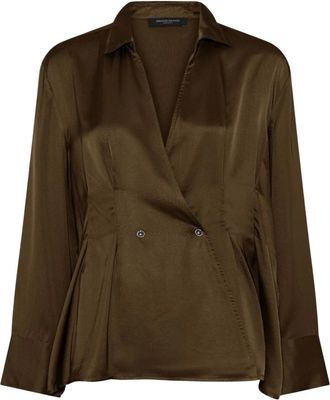 Bruuns Bazaar Camicetta KorthalsiaBBZeari - - Blouses & Shirts - Donna - Verde - XS