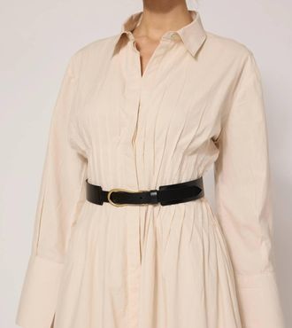 Cleobella Womens Travis Leather Belt In Black