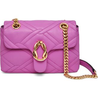 Aim&eacute;e Unity Box Quilted Leather Convertible Shoulder Bag in Bloom at Nordstrom