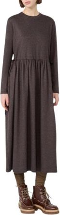 Max Mara Midi Jurk - Dames - Casual kleedjes - Bruin - S - Kleedjes