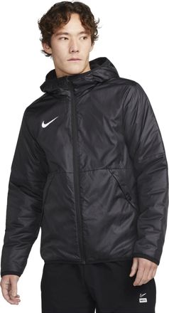 Nike Solid Color Hooded Long Sleeves Jacket Black CW6768-010