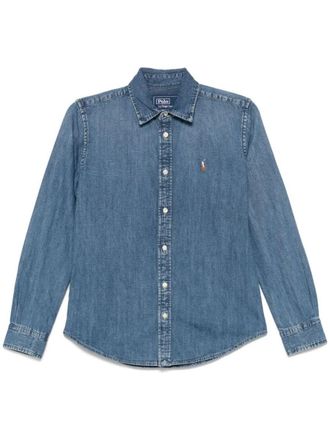 Polo Ralph Lauren Slim Fit Denim Shirt Clothing